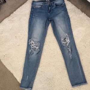 Vici denim frayed bottoms